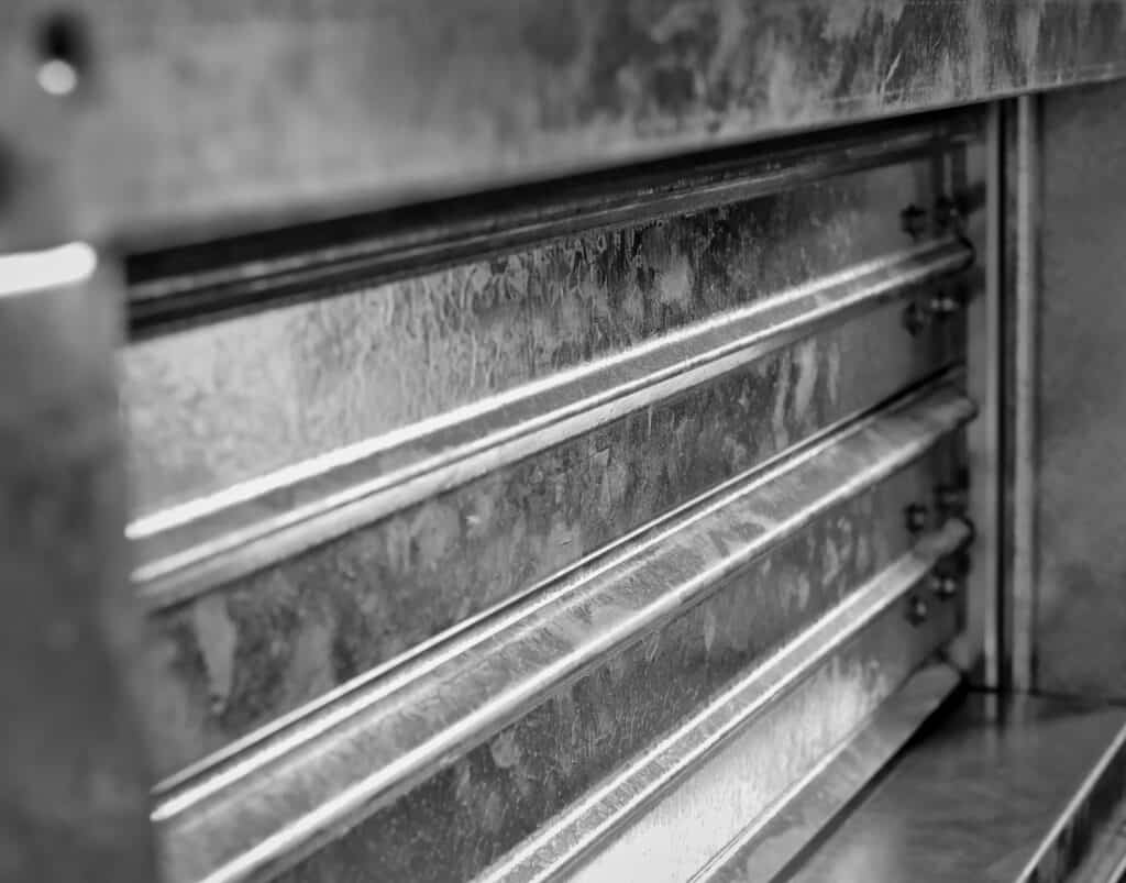 Close-up,Shot,Of,Flaps,Of,Fire,Damper. fire damper testing